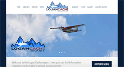 Desktop Screenshot of logan-cacheairport.org